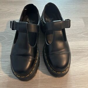 Doc Martens BETHAN POLISHED SMOOTH LEATHER PLATFORM SHOES